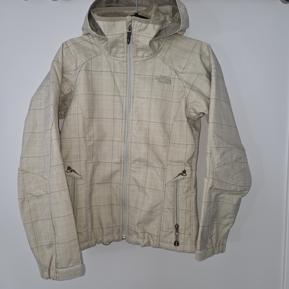 Beige Hooded Jacket